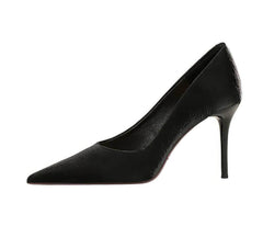 Pointy Ruched Detailed Stiletto Heels