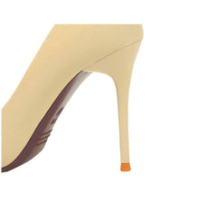 Pointy Ruched Detailed Stiletto Heels