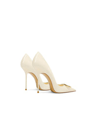 Pointy Toe BB Buckle Embellished Pumps