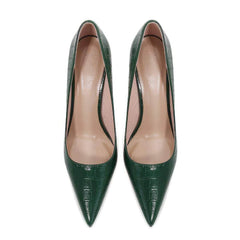 Pointy Toes Croc Skin Stiletto Heels