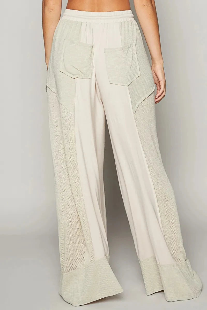 POL Drawstring Wide Leg Pants