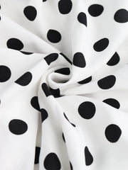 Polka Dot Halter Neck Mini Dress