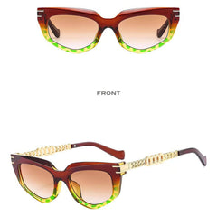 Polygon Cat Eye Luxury Sunglasses