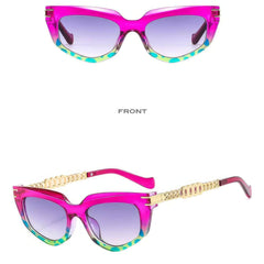 Polygon Cat Eye Luxury Sunglasses
