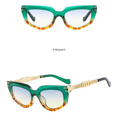 Polygon Cat Eye Luxury Sunglasses