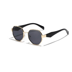 Polygon Tinted Frame Sunglasses