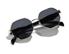 Polygon Tinted Frame Sunglasses