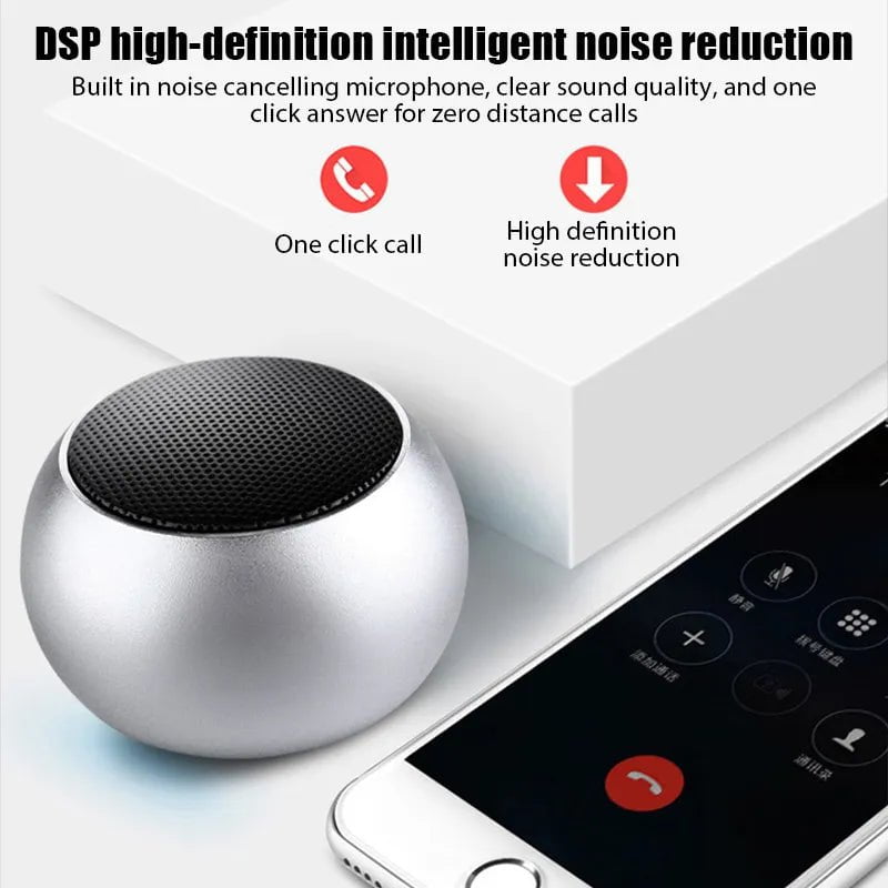 Portable M3 Wireless Bluetooth Speaker: Heavy Subwoofer