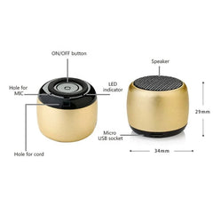 Portable Mini Bluetooth Speaker: High-Quality Sound