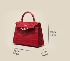 Premium Croc Shoulder Handbag