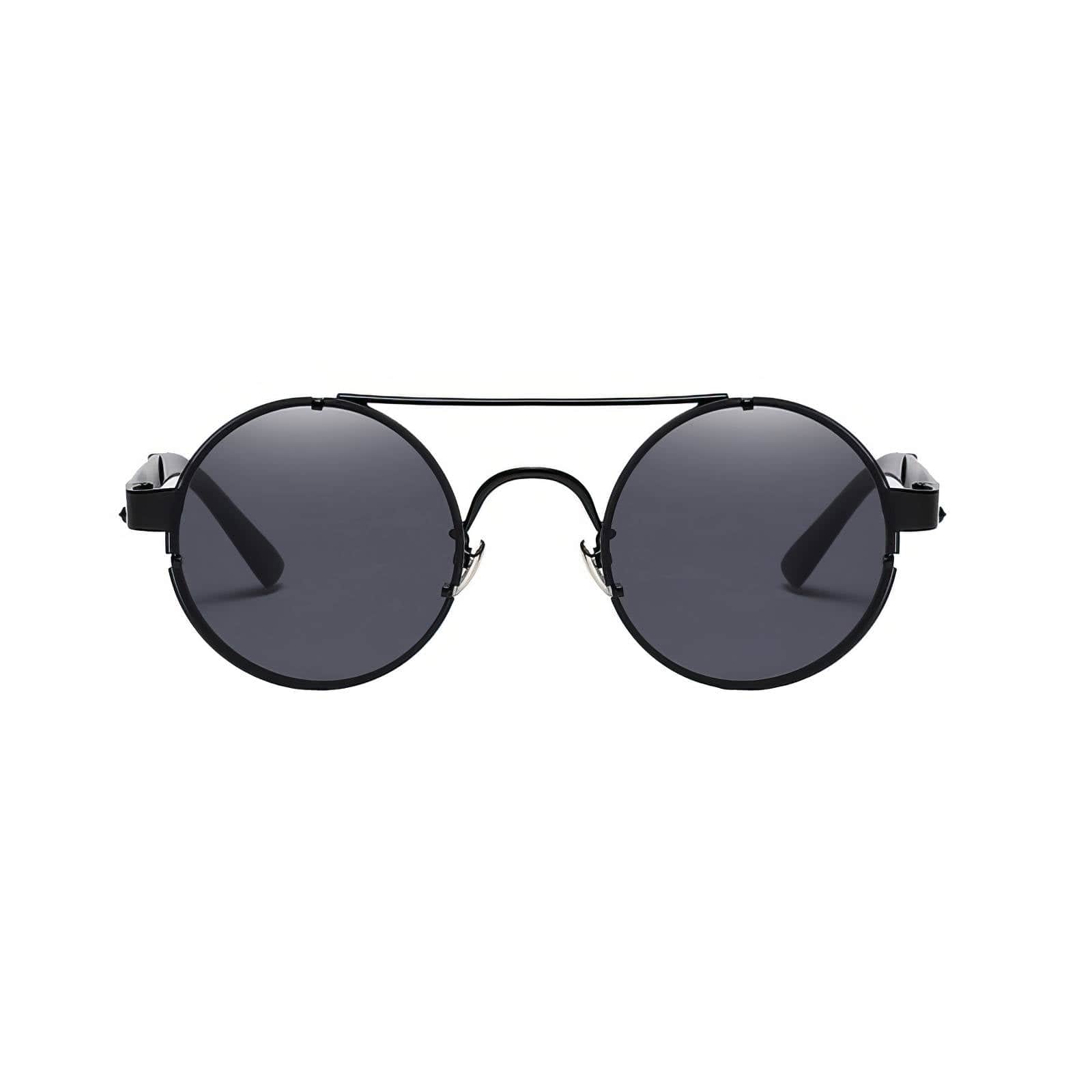 Premium Optical Retro Sunglasses Black/Gray / Resin