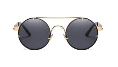 Premium Optical Retro Sunglasses Gold/Full Ash / Resin