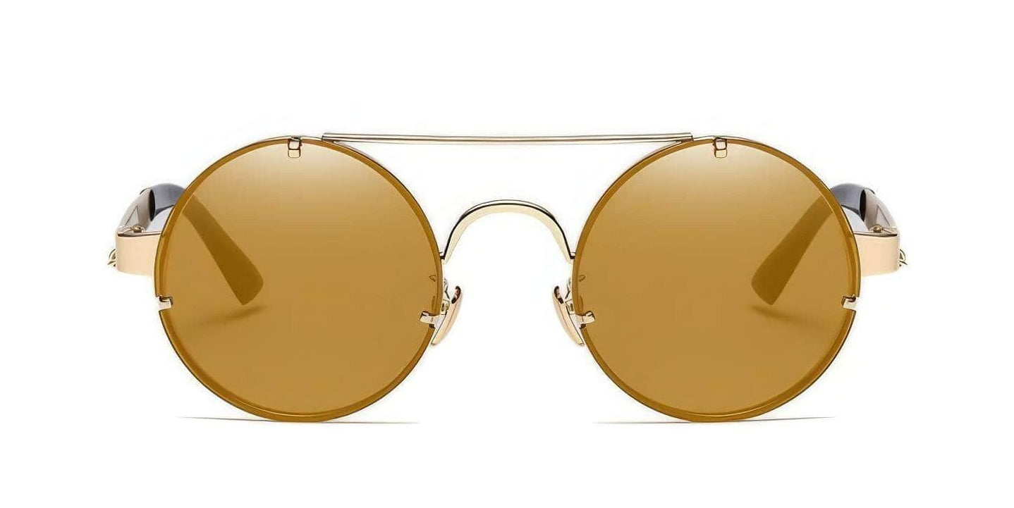 Premium Optical Retro Sunglasses Gold/Local Gold / Resin