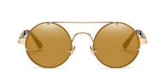 Premium Optical Retro Sunglasses Gold/Local Gold / Resin