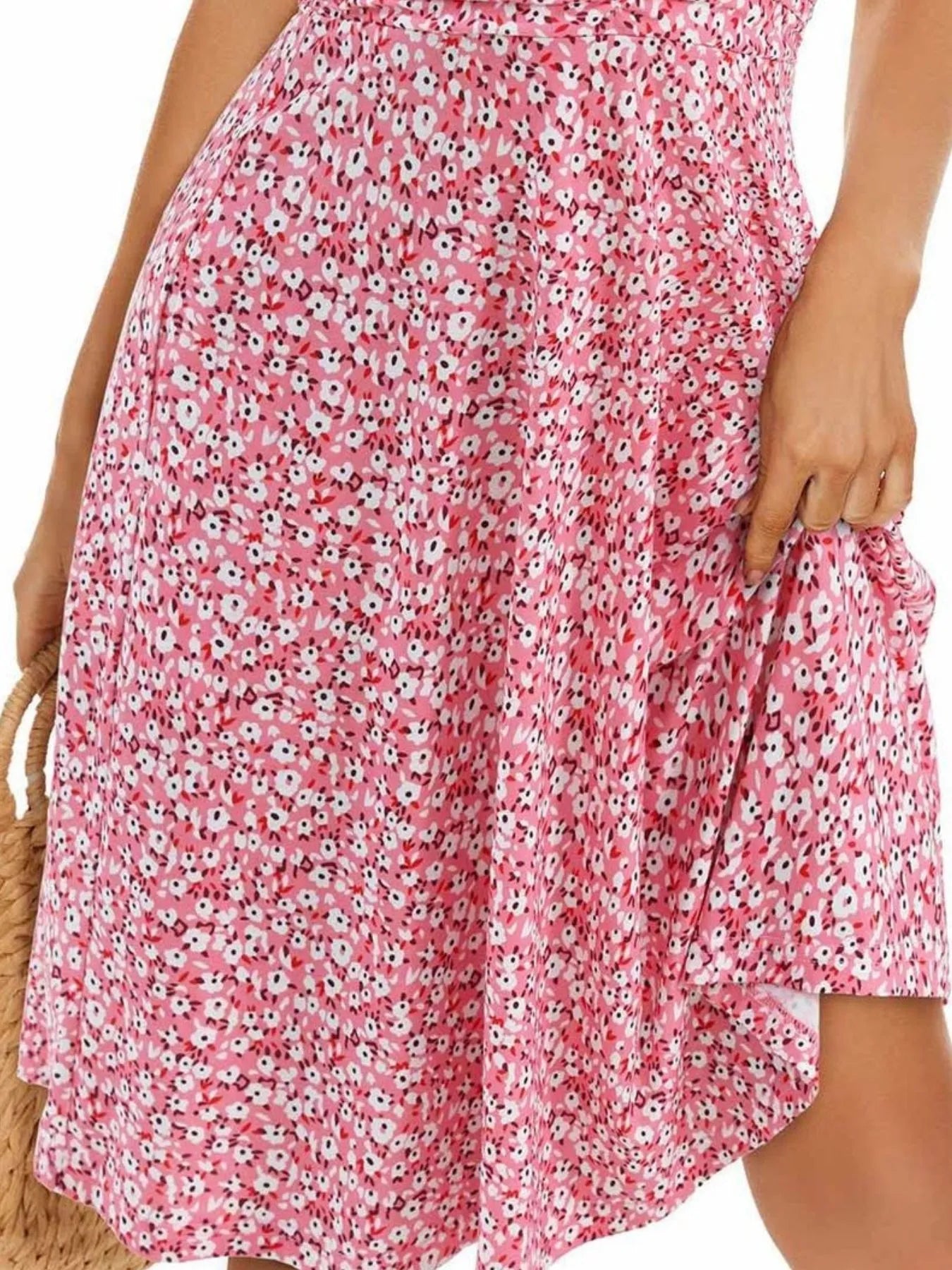 Printed Halter Neck Dress