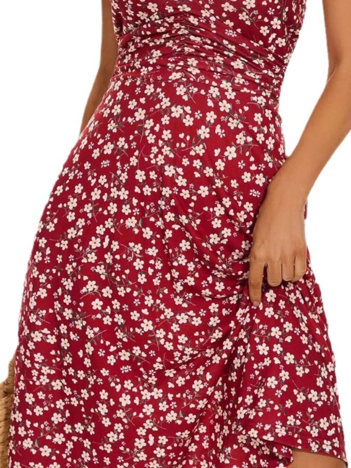 Printed Halter Neck Dress