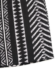 Printed High Waist Skirt