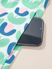 Printed Long Sleeve Shirt Dress