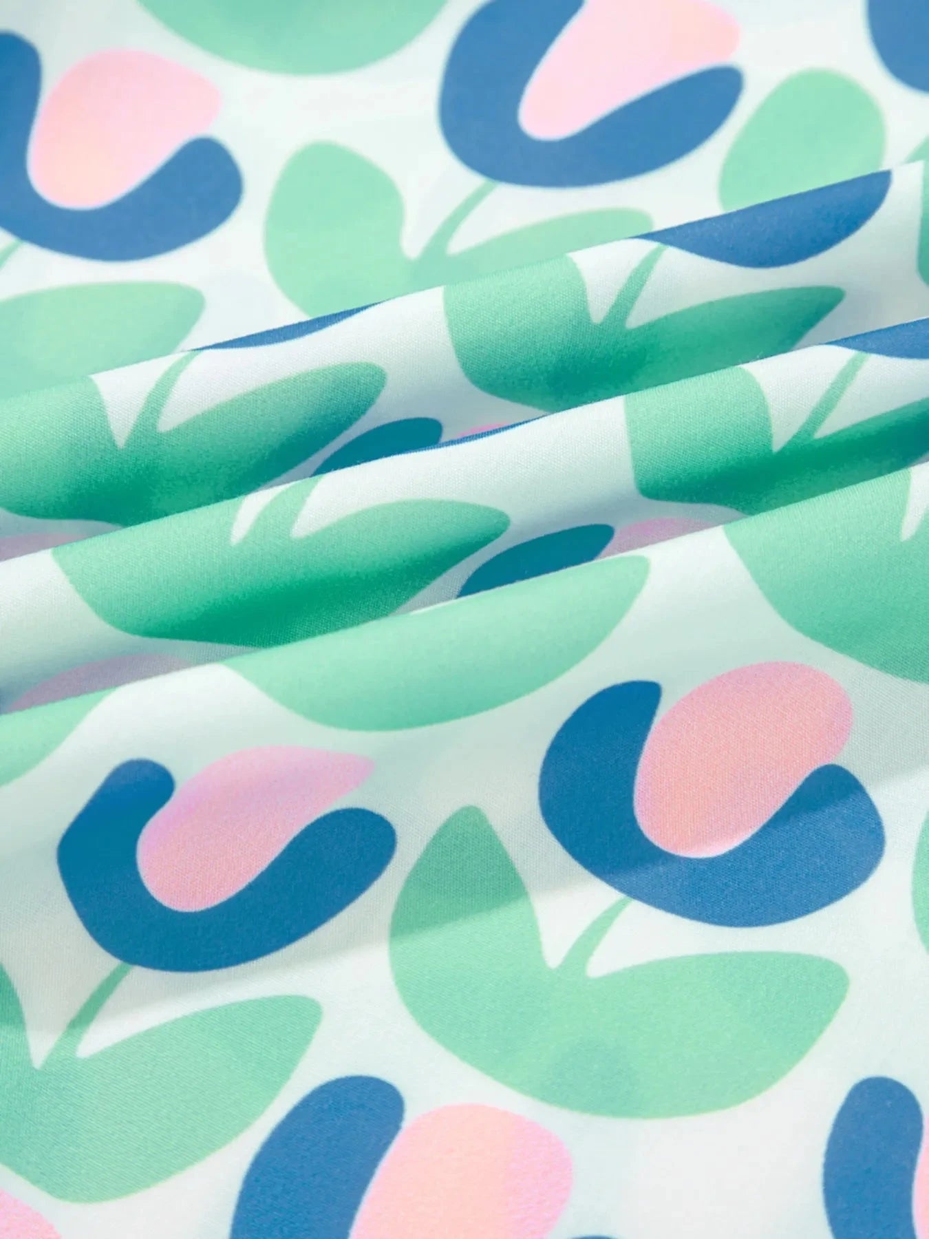 Printed Long Sleeve Shirt Dress