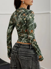 Printed Long Sleeve T-Shirt