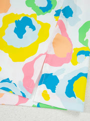 Printed Short Sleeve Blouse