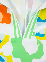 Printed Short Sleeve Blouse