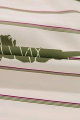 Printed Tie Neck Balloon Sleeve Dress