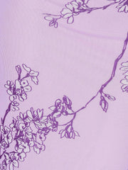 Printed V-Neck Maxi Dress