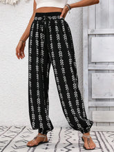 Printed Wide Leg Pants