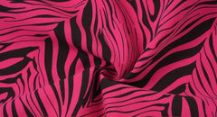 Puffy Sleeves Animal Print Midi Column Dress