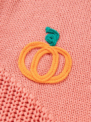 Pumpkin Embroidered Thanksgiving Holiday Sweater