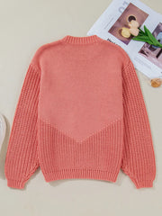 Pumpkin Embroidered Thanksgiving Holiday Sweater