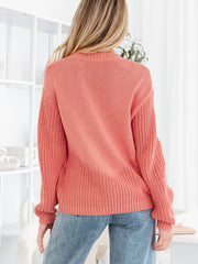 Pumpkin Embroidered Thanksgiving Holiday Sweater