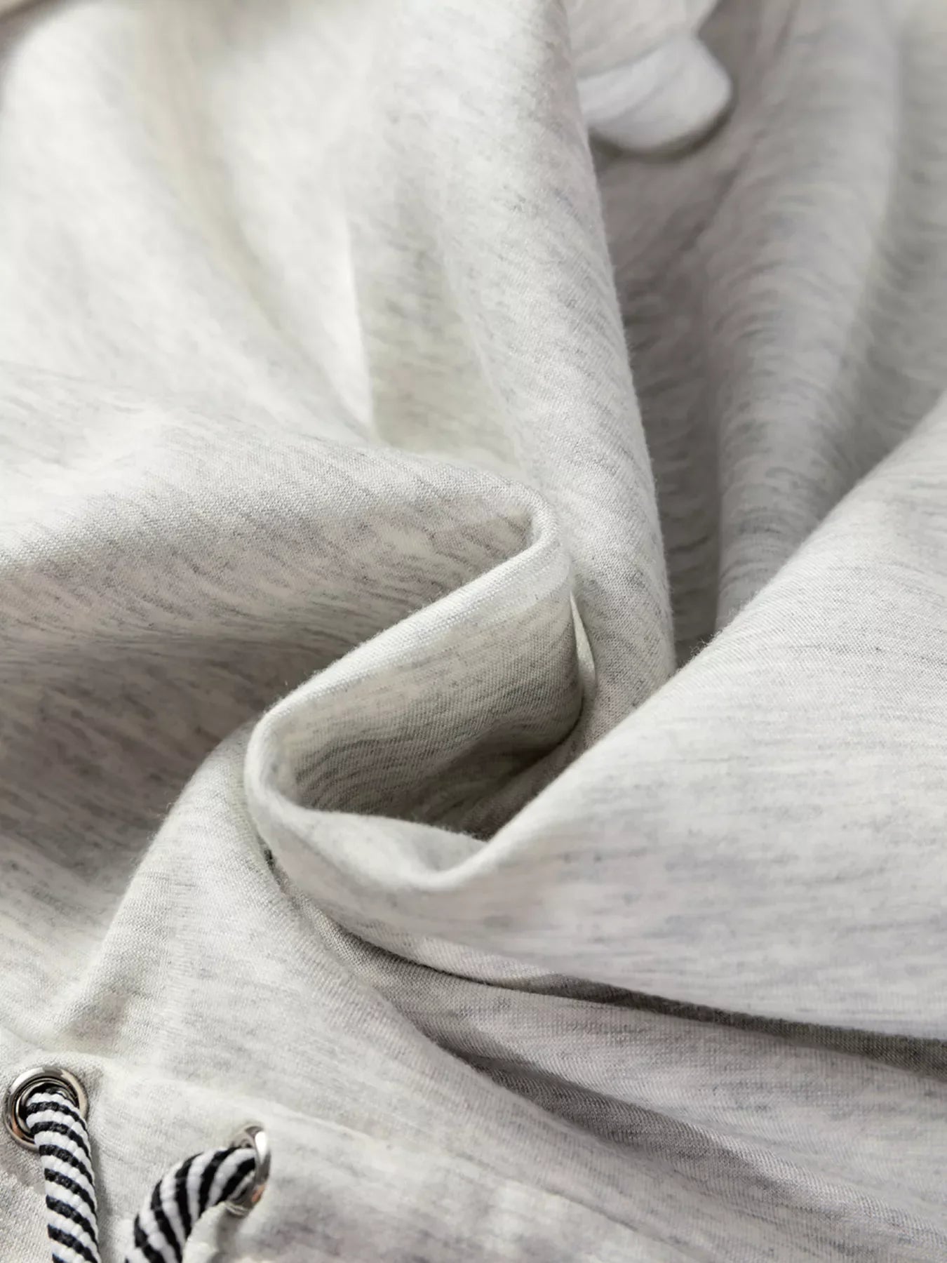 rawstring Waist Tunic Solid Sweatshirt