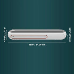 Refillable magnetic plastic wrap dispenser with cutter: for foil and film in the kitchen