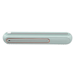 Refillable magnetic plastic wrap dispenser with cutter: for foil and film in the kitchen Green Cutter / 38-6-5cm