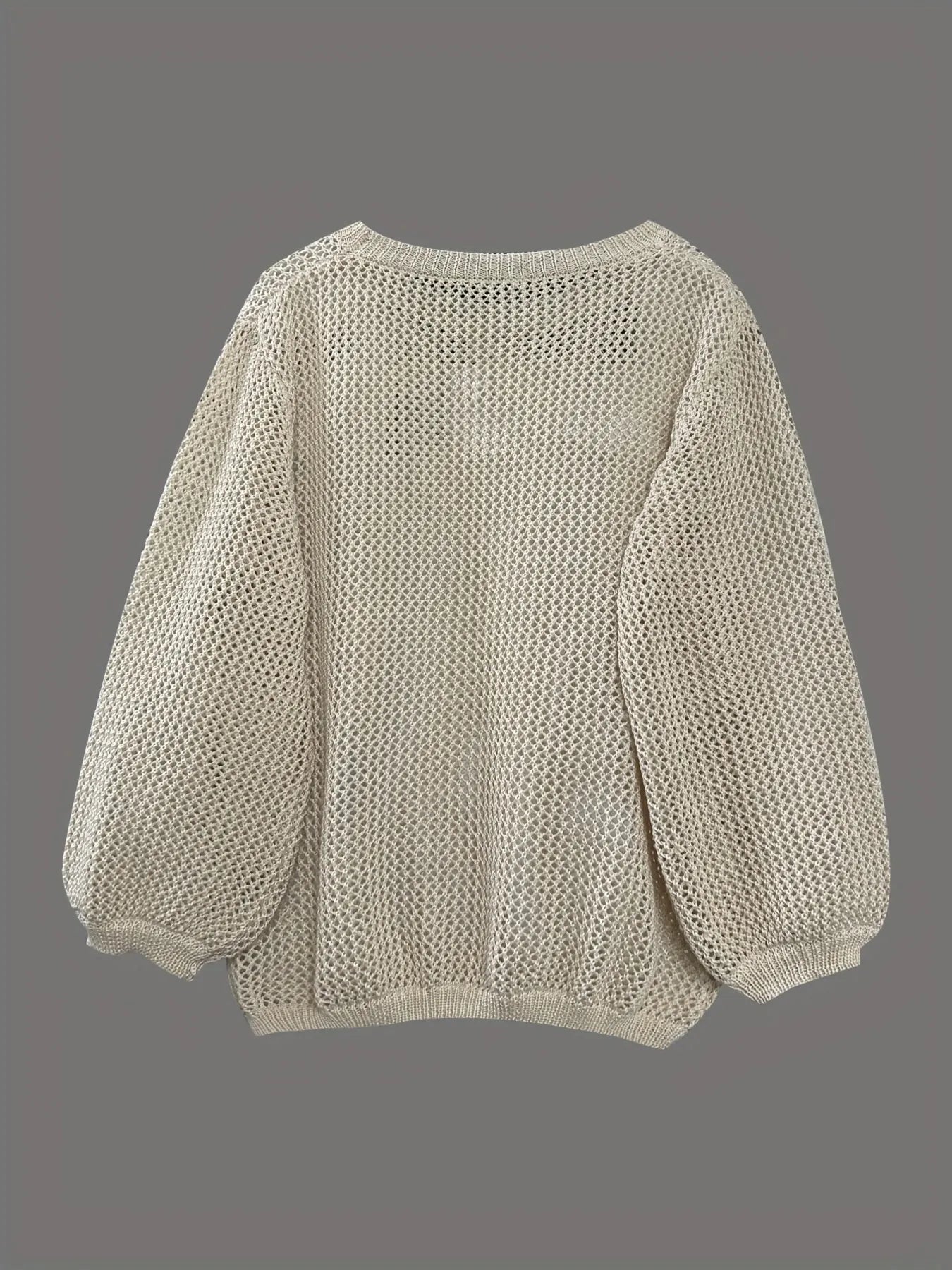 Relaxed Fit Round Neck Sweater