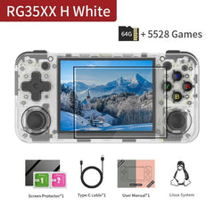 Retro Gaming H Handheld Game Console White TR 64G