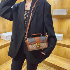 Retro Portable Shoulder Handbag