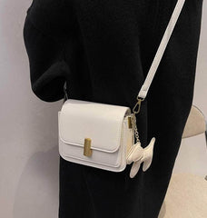 Retro Vegan Leather Crossbody Sling Bag