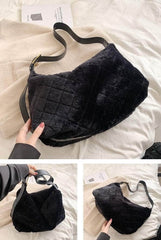 Rhombus Pattern Shoulder Bag