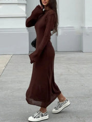 Ribbed Knit Cami Dress and Cover Up Sweater Set