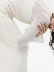 Ribbed Knit Cami Dress and Cover Up Sweater Set