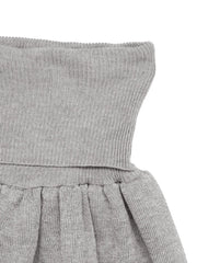 Ribbed Long Sleeve Top and Skirt Knit Set