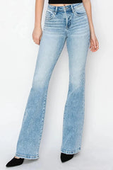 RISEN High Rise Bootcut Jeans LIGHT / 0