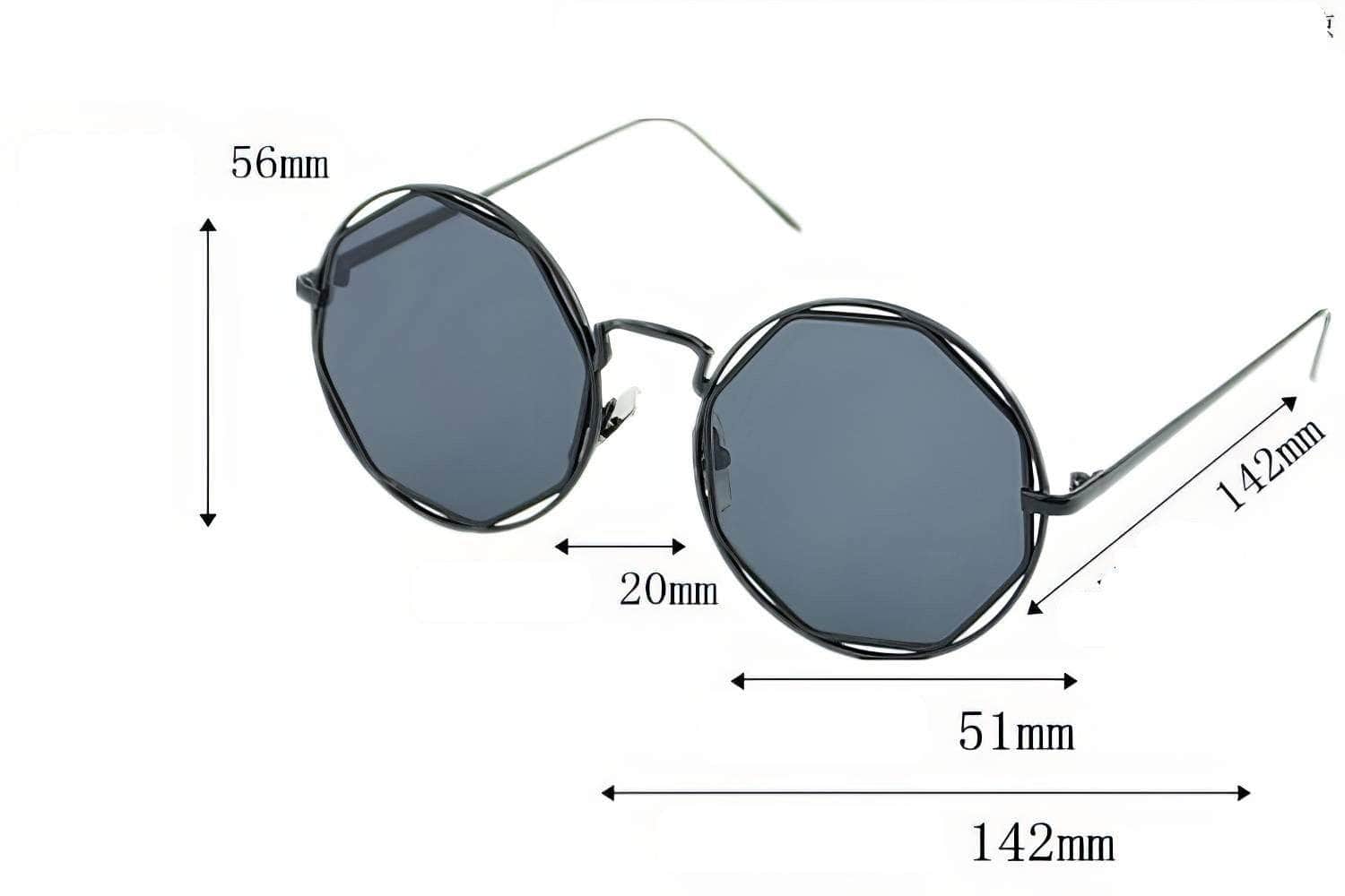 Round Cat Eye Sunglasses