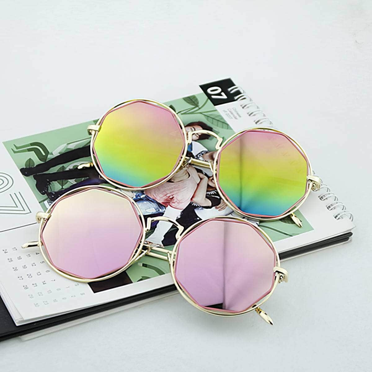 Round Cat Eye Sunglasses