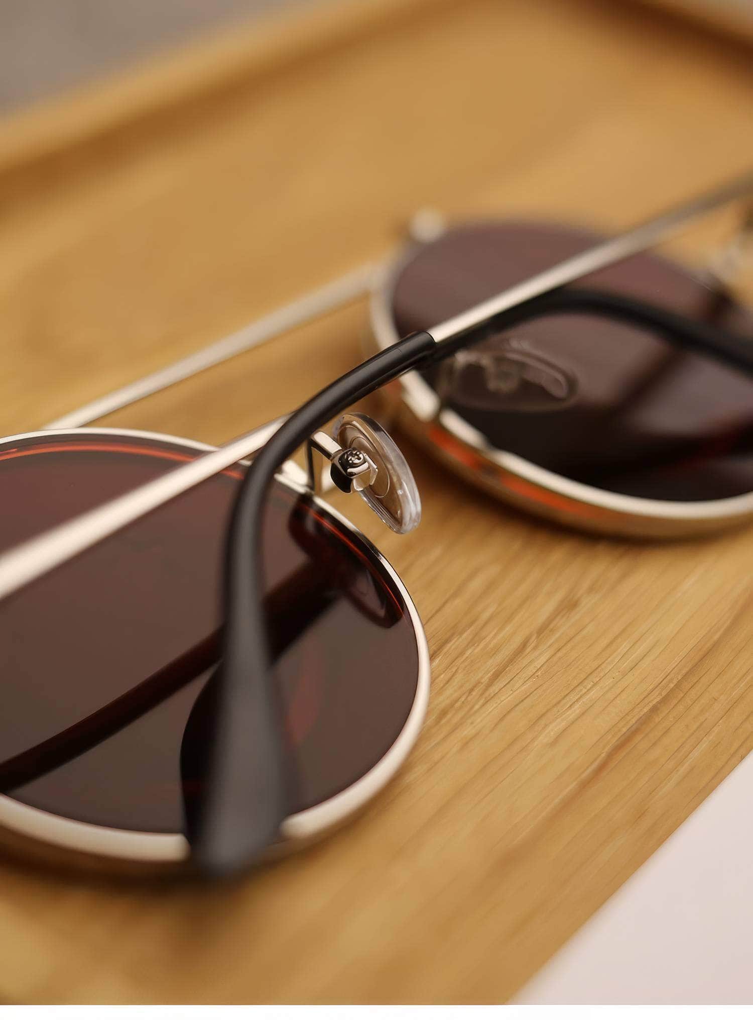 Round Flip Sunglasses
