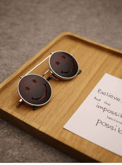 Round Flip Sunglasses