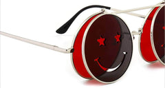 Round Flip Sunglasses